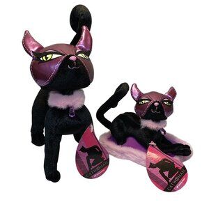 DC Comics Catwoman Cat Plush 2004 Nakajima Movie Collectibles Vintage New w Tags